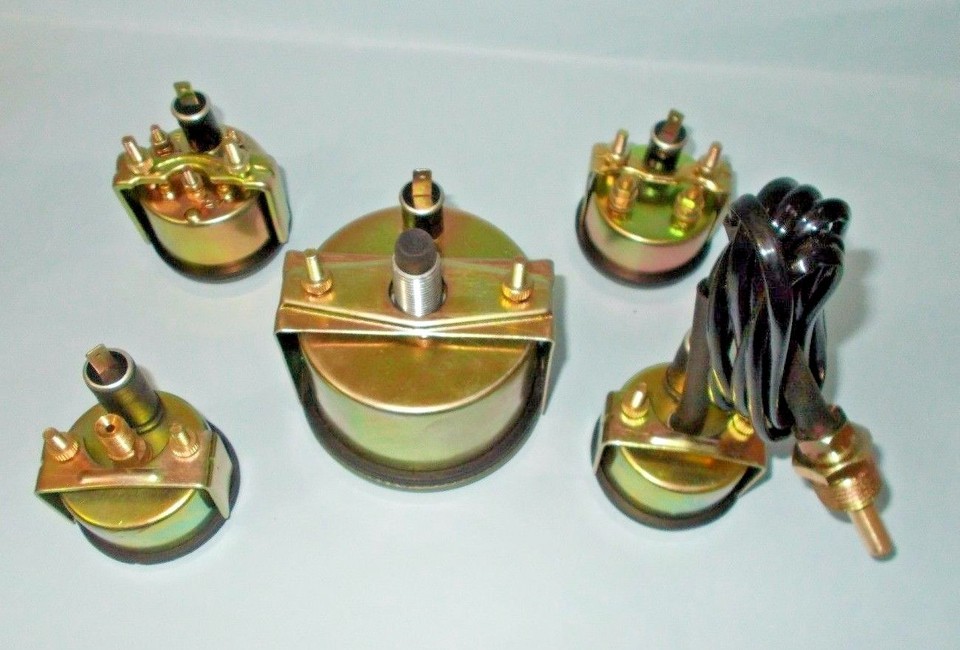 Ford Trattore 8N 9N 2N - Tachimetro Temperatura Olio Ampere Gola Cromo Castoni E - Foto 7