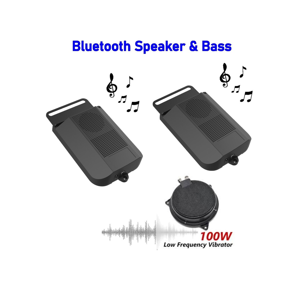 Universal Bluetooth Furniture Sound System Speaker and vibrator