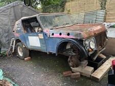 Series 1 landrover safari comp bobtail rover V8 running project