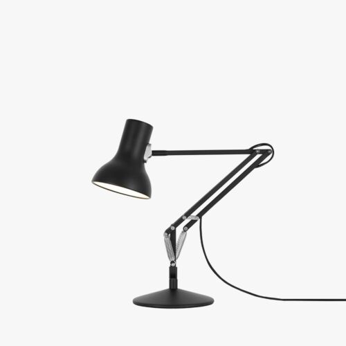 Schreibtischlampe schwarz verstellbarer Schirm Druckschalter Anglepoise Typ 75 Mini UVP 189£ - Bild 2 von 12