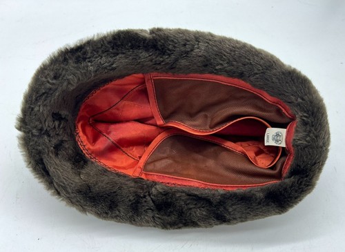 Vintage United Hatters Cap Millinery Faux Fur Hat Feather Accent & Braided Band - Picture 6 of 7