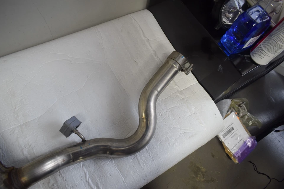 Jaguar F-Pace 2017 2018 conjunto de silenciador trasero izquierdo izquierdo con abrazaderas tubo de escape OEM Foto 2 de 4