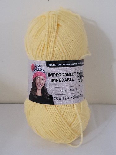 Anse e fili filato impeccabile 4,5 once 285 yd butterscotch / giallo 100% acrilico - Foto 1 di 4