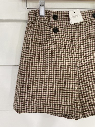 New Bonpoint Girls Printed wool blend shorts size 10 waist 23" $230 Y137C - Picture 4 of 11