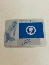 2024 LEAF METAL JOSH KELLLY 1/1 STATE PRIDE CYAN PLATE ROOKIE AUTO TEXAS TECH A4