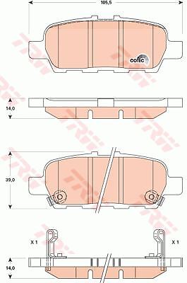 Plaquettes de frein Nissan Cube et Juke Idéal pour la conduite urbaine et trajets quotidiens