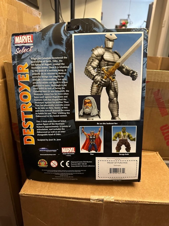 Figura de acción Marvel Select Destroyer Odin nueva en caja Diamond Select 2016 NUEVO Legends Foto 2 de 2