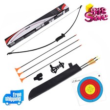Archery Traditional Bow and Arrows Toy Set Classical Recurve BowHunting for Kids