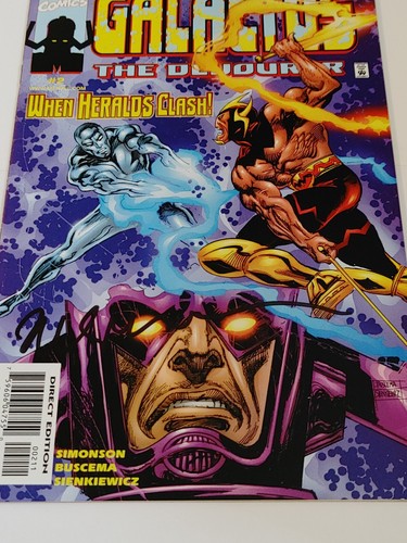 Galactus the Devourer #2 Signed by Bill Sienkiewicz (Marvel Comics 1999) VF+ - Picture 2 of 15