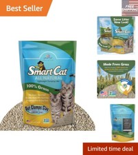 20lb Natural Cat Litter - 100 Grass Seed, No Odor, 99 Dust Free