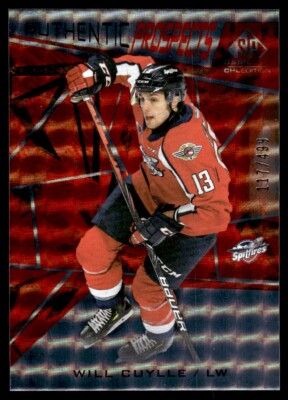 Will Cuylle 2021-22 Upper Deck CHL SPGU #29 117/499 Spitfires / New York Rangers