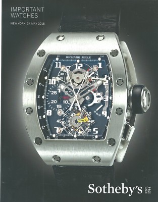 SOTHEBY'S IMPORTANT WATCHES Piguet Jaeger Panerai Patek Rolex Auction Catalog 18