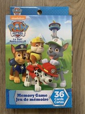 Paw Patrol Memory Game Educational Cards Matching Learn NEW