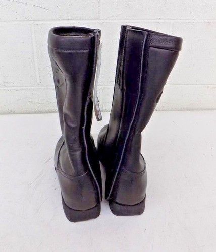 Alpinestars High-Quality Black Leather Side-Zip Motorcycle Street Books US 7 NEW - Picture 3 of 8