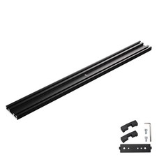 Yescom 36" Dual Monitor Arm Pole Mount for 2 Monitors Up to 32" PC Mobile Cart