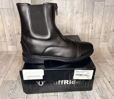 NIB NEW TuffRider Ladies Starter Front Zip Paddock Boots Mocha Size 9.5 Regular