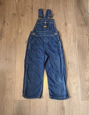 VTG 50s 60s Sanforized Low Back Bib Overalls Kid's Sizing REVIEW MEASUREMENTS