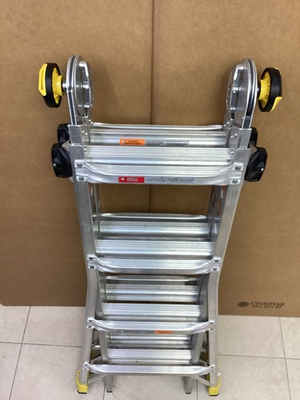 #ad #ad 18 Ft Reach MPXA Aluminum Multi Position Ladder with Tool Hangers 300 Lbs $189.95