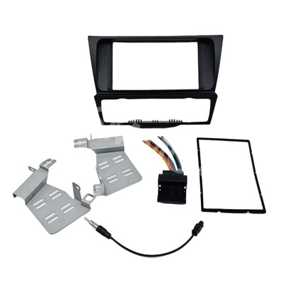 2 Din Dash Radio Frame Kit W/Harness Antenna Fit For BMW 3 Series E93 2004-2012