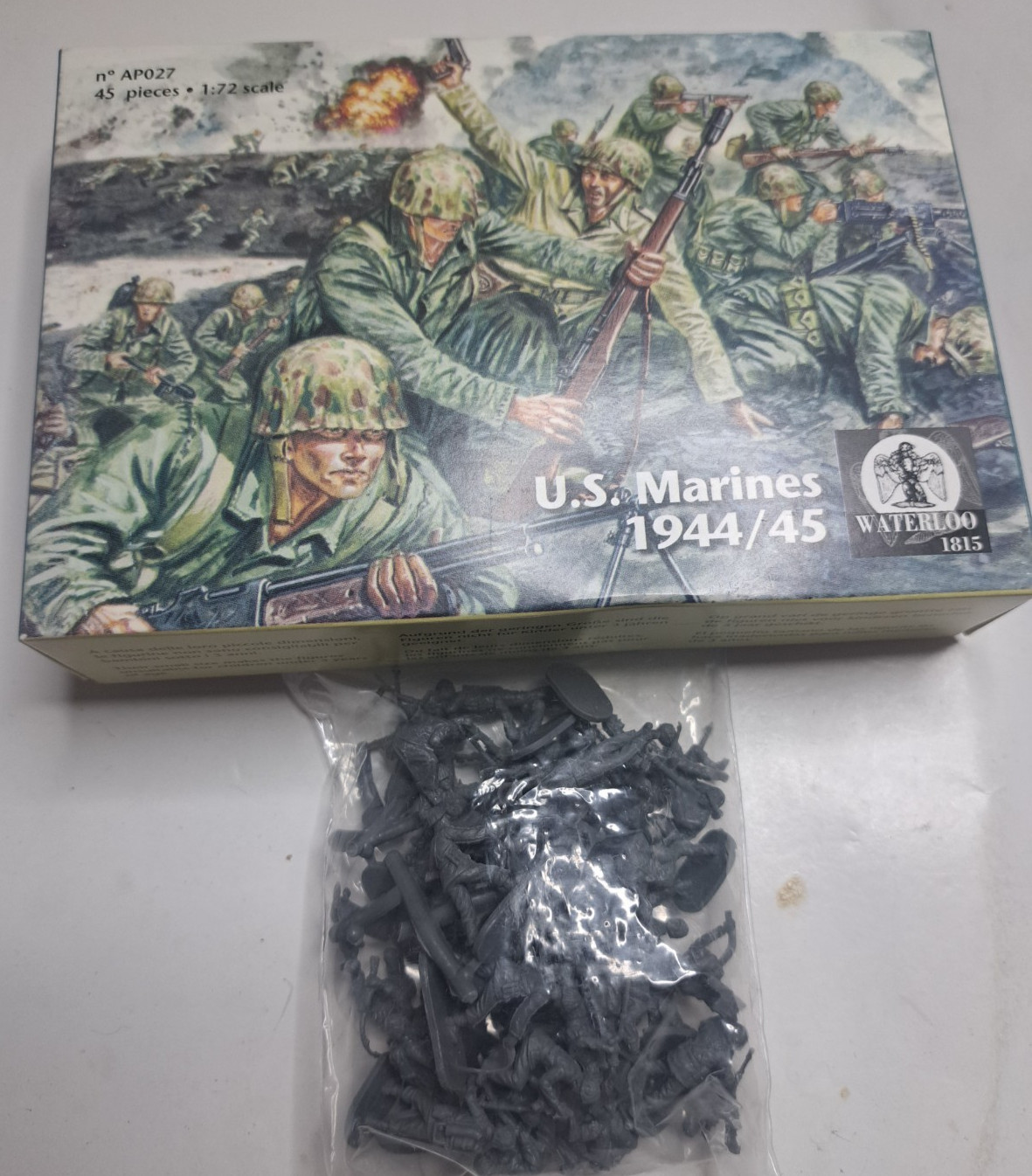 Waterloo 1815 1/72 US Marines WWII 1944-1945 WW2 Soldiers Fi