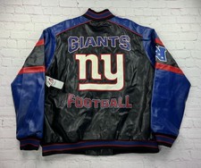 NWT G-III NFL New York Giants Faux Leather Jacket Men's Sz XL - Brand NEW