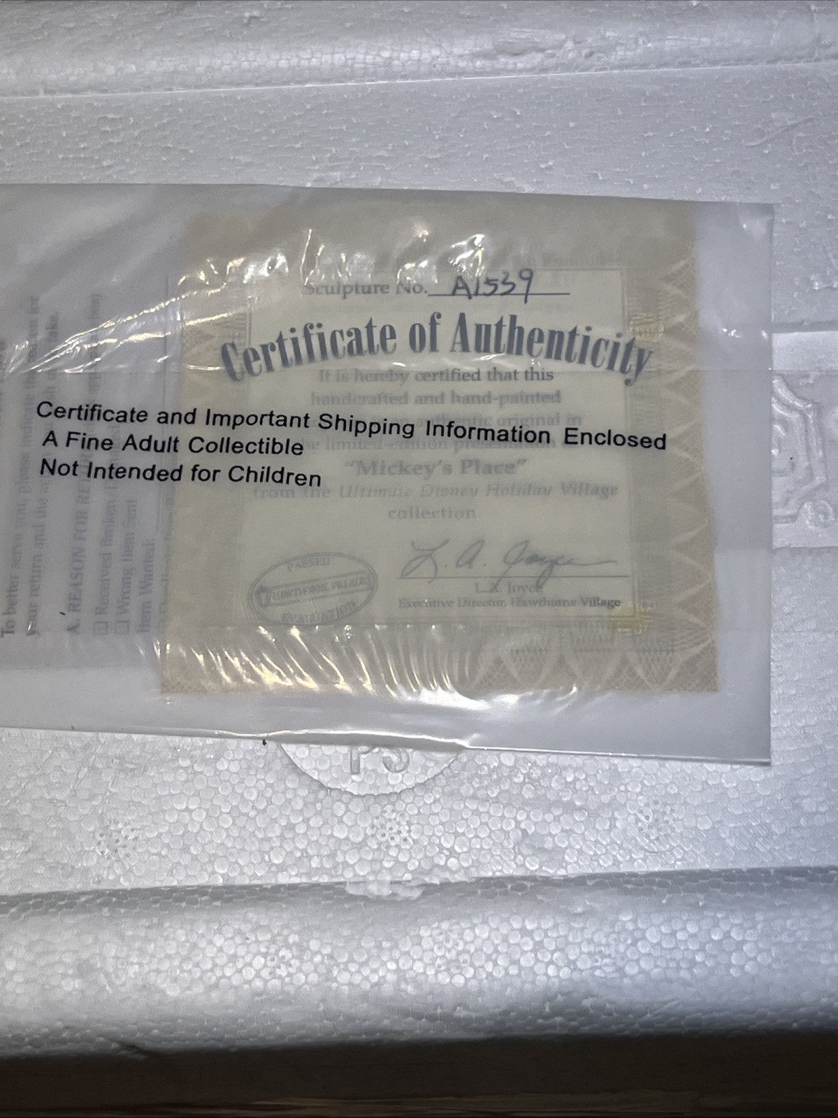 Hawthorne Village Mickey’s Place Ultimate Disney Holiday Village New