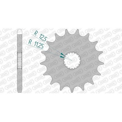 Stahl Ritzel für Triumph Bonneville 1200 T120 Bud Ekins 2020 525er 17 Zähne
