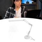 LED Desk Lamp 1000LX Adjustable Swing Arm Lamp With Round Base 3