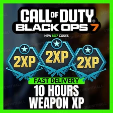 Call Of Duty Black Ops 7 (BO7) - 10 Hours Weapon XP 2WXP 2XP Double XP  | GLOBAL