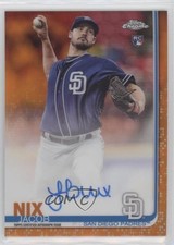 2019 Topps Chrome Rookie Auto Orange Refractor 25/25 Jacob Nix #RA-JN Auto 0c6