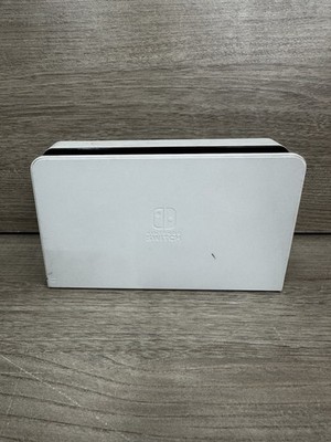 Nintendo Switch OLED Dock Charger Station HEG-007 in White *NO CABLES*