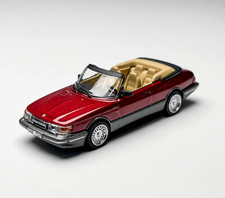CZ Tarmac 1:64 Red SAAB 900 Turbo Convertible Sports Model Diecast Collect Car