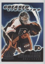 2001-02 Pacific Adrenaline Creased Lightning Roman Cechmanek #15 m7l