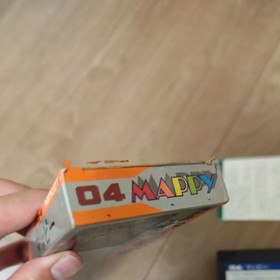 Namcot Family Computer Mappy box, manual, cassette