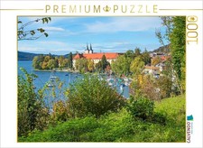 CALVENDO Puzzle Schloss und Hafen am Tegernsee 1000 Teile Lege-Gr e 64 48 c