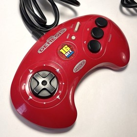 Radica Sega Genesis 16-Bit Plug & Play Set- Blue & Red- TESTED
