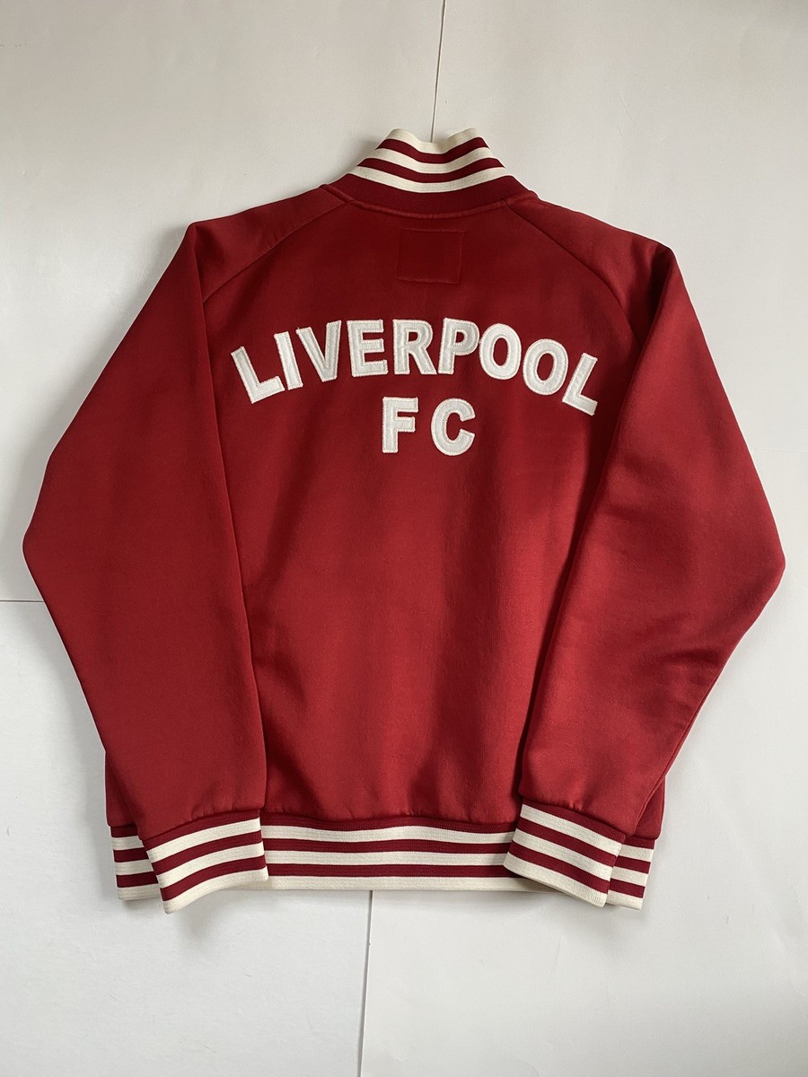 Retro Liverpool FC Shankly Track Jacket Red Men's Size Large Full
