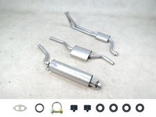 Auspuff SET kompl. Neu für Mercedes Benz W123 Stufenheck 200 VSD Mittel- Endtopf
