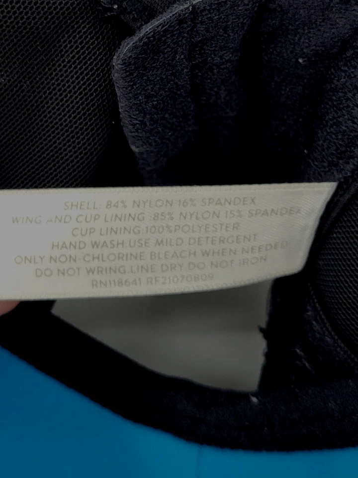 Sujetador deportivo Lane Bryant LIVI Active de alto impacto con aros para mujer 44DDD Foto 3 de 4