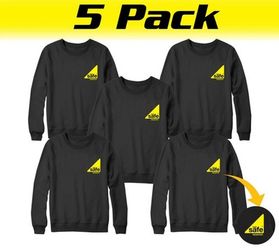5 Pack Gas Safe Register Sweatshirt Engineer Work Staff Men Plumber Gas Fitter