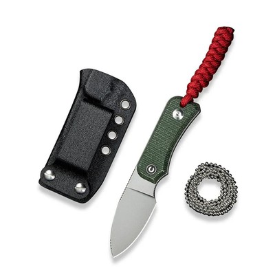 CIVIVI Messer Baby Banter Fixed C23045-2 Neck Knife Nitro-V Stahl Micarta Kydex