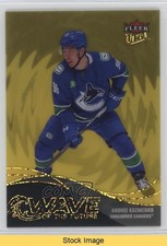 2022-23 Upper Deck Fleer Ultra Wave of the Future Gold Andrei Kuzmenko READ 0k6r