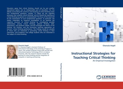 Instructional Strategies for Teaching Critical Thinking Charoula Angeli