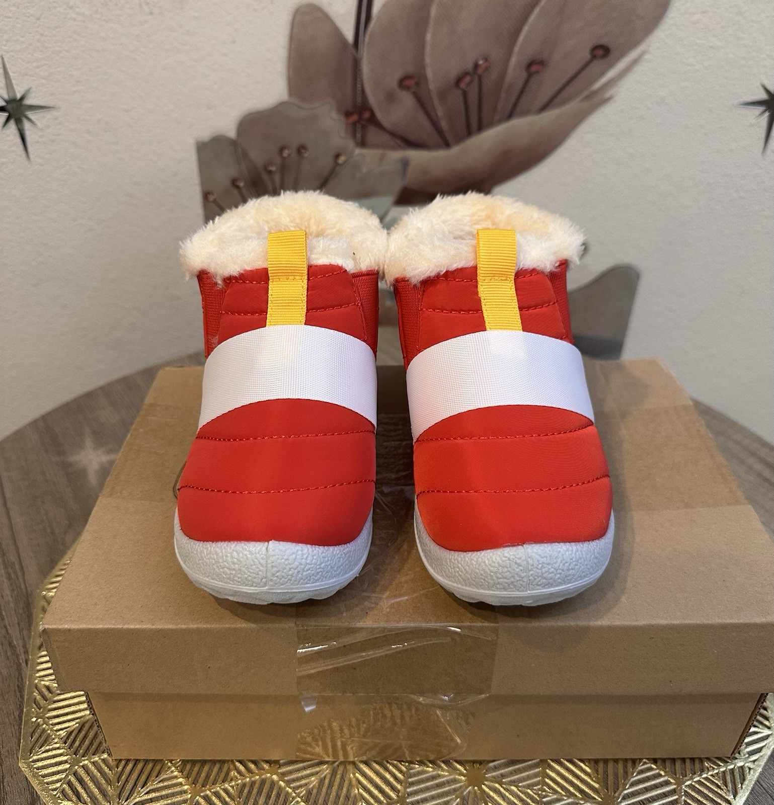 Winter Shoes for Boys Girls Fashion Walking Sneaker Gift Tod