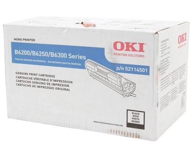OKI Factory Sealed Genuine Black Toner Cartridge OKI Data B6200 B6250 B6300
