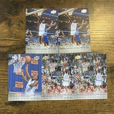 Lot of (5) 2014-15 Upper Deck NCAA March Madness Collection Michael jordan 