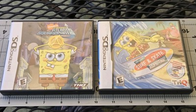 Lot Of 2: Spongebob DS Games, SpongeBob's Atlantis SquarePantis, Surf & Skate 