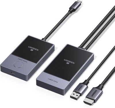 UGREEN Wireless USB C Transmitter Receiver 1080P 60Hz 50m HDMI TX/RX für PC/Mac