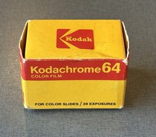 NOS Kodachrome 64 Color Slide Film KR135-20 Exposures Expiration 1977 Sealed