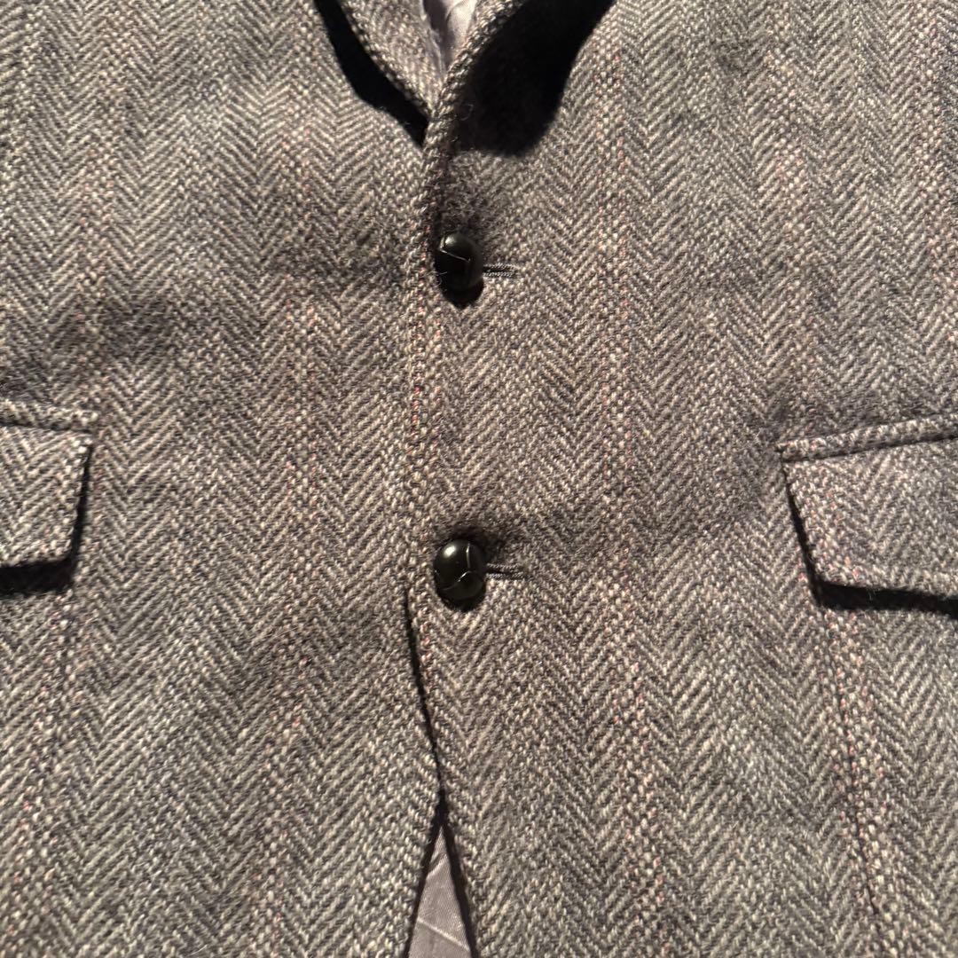Pendleton 70's Herringbone Wool Tailored Jacket 4… - image 4